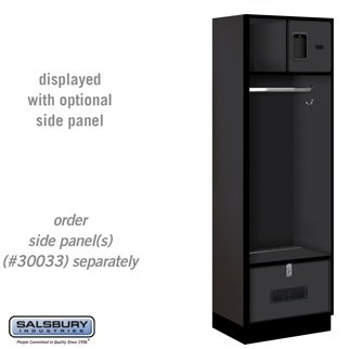 Open Access Designer Wood Locker - 18 Inches 