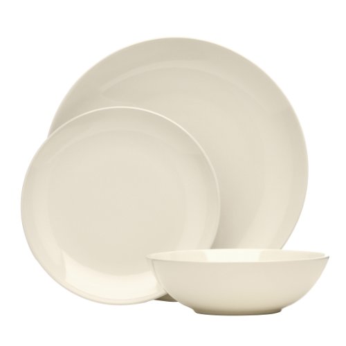 Premier Housewares 12-Piece Dinner Set, Ivory