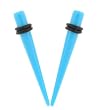 Acrylic Neon Taper - Light Blue - 4G - Sold as a Pair