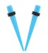 Acrylic Neon Taper - Light Blue - 4G - Sold as a Pair