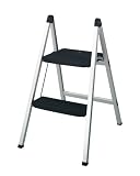 Tools & Hardware : Cosco Lite N' Easy Two-Step Aluminum Step Stool 200-Pound Duty Rating, Aluminum #11-622ABL1