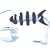 U-Bop CableLINK fishBONE Earphone Cable Winder "Twin Pack" - Keep your cables tangle-free (Blue , Black)