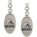 Stainless Steel Cleveland Browns Logo Dangle Earrings