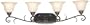 World Imports Lighting 3684-47 Chelton Bath 4-Light Bath Light, Oiled Bronze