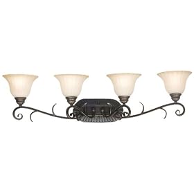 World Imports Lighting 3684-47 Chelton Bath 4-Light Bath Light, Oiled Bronze by World Imports