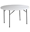 Office Star BT48Q 48 in. Round Resin Multi Purpose Table