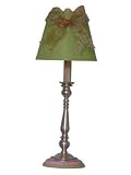 Pink & Green Candlestick Lamp