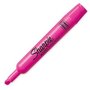 Cardscan SAN-25030 Sharpie Accent Tank Style Highlighter - Chisel Marker Point Style -... by 
