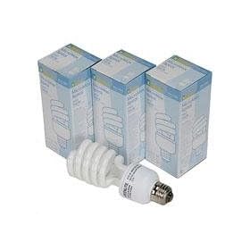 Smith Victor FL26, 3 Pack of 26 Watt / 120-Volt Spiral Fluorescent Lamps