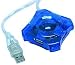 Produkt-Bild: USB-Hub ?Compact-Blue?. 4-Port. 1.1