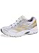 Mens Aetrex White & Yellow Orthopedic Runner Shoe (High-Tech) (Reduced Clearance)