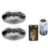 Mach Airship Accessory Bundle Incl 2 UFO Saucer Balloons, 3V & 9V Battery by Interactive Toy Concepts LTD
