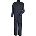 Bulwark Flame Resistant 4.5 oz Nomex IIIA Regular Classic Coverall with Hemmed Sleeves, Navy, Size 58