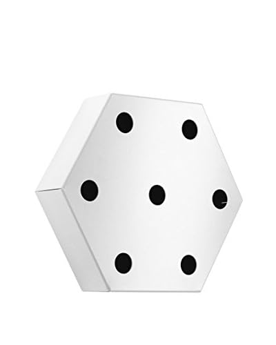 Mipiacemolto Portabottiglie Esagonale Bianco