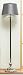 60 Contemporary Loren Floor Lamp with Hourglass Base