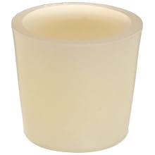 Versilic DX263038-05 Silicone European Stopper, 38mm Top Diameter, 31mm Bottom Diameter, 38D Size, 35mm Height (Pack of 5)