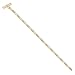 Gold-plated Figaro Tie Chain