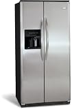 Frigidaire GLHS68EJSB 26.0 cu. ft. Side-by-Side Refrigerator with 3 Glass Shelves (Stainless Steel)