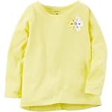 カーターズ Carter's/ ロングスリーブ フローラル インベリッシュティ イエロー トップス長袖Tシャツ 3ヶ月【並行輸入】