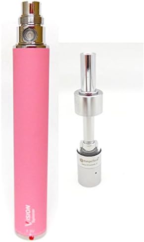 1300mAh Vision Spinner Battery, Pink with Mini Protank 3, USB and Wall Charger