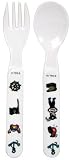 Baby & Cie Melamine Fork and Spoon set La La Mer The Ocean
