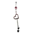 Valentine Heart with Garnet CZ