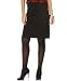 Apparel : Nine West Ponte Pencil Skirt with Pleated Waistband