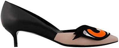 PIERRE HARDY WOMEN'S GP01BLACKMULTIROSENUDE MULTICOLOR LEATHER PUMPS