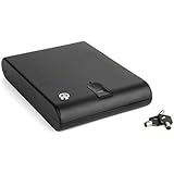 Ivation Portable Biometric Car Gun Safe - Features Electronic Digital Fingerprint Scanner & Security Cable