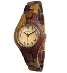 Tense Wood Unique Watch Hypo-Allergenic Solid Sandalwood L7509I Ladies