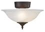 Alabaster Bowl Pull Chain Ceiling Fan Light Kit