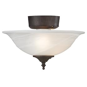 Alabaster Bowl Pull Chain Ceiling Fan Light Kit