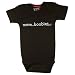 Babygags Mmm Boobies Bodysuit in Black 6-12 Months