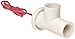 Gems Sensors FS-500 Series Polypropylene Flow Switch, Elbow, Shuttle Type, 2 gpm Flow Setting, 3/4" NPT Female