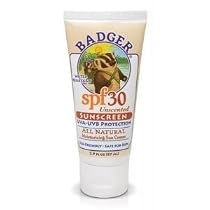 Badger All Natural Sunscreen, SPF 30, Unscented 2.9 oz (87 g)
From WS Badger Company
