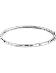 14K White Gold Diamond Bangle Bracelet - 0.25 Ct. -- LIFETIME WARRANTY