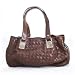 Michael Kors Newbury Large Leather Mocha Brown Drawstring Satchel Handbag
