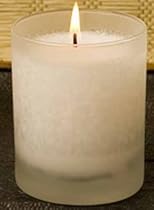 All Natural Citrus & Thyme Scented 8 Oz. Frosted Glass Container Candle
