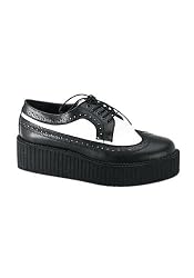 Men'S 2 Inch Leather Wingtip Platform Creeper
