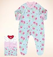 3 Pack - Pure Cotton Floral Sleepsuits