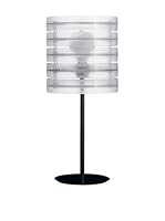 Caimi Lámpara De Mesa Ring Transparente/Negro