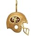 14K Yellow Gold San Francisco 49Ers Helmet Pendant W/Enamel