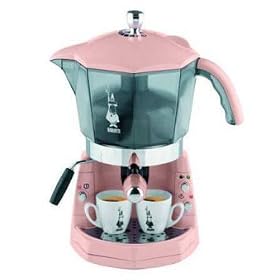La Cafetiere Coffee Machine, Americano, Espresso, Cappuccino Maker, Pods, Uses Capsules and Ground Coffee, Bialetti Mokona, Pink