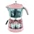 La Cafetiere Coffee Machine, Americano, Espresso, Cappuccino Maker, Pods, Uses Capsules and Ground Coffee, Bialetti Mokona, Pink