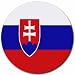 Slovakia Flag Round Mouse Pad