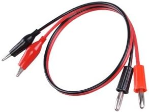 Banana to Large Alligator Test Lead Set - 10 Amp Capacity