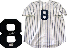 Yogi Berra Autographed / Signed New York Yankees Jersey