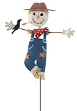 Outdoor Living : Scarecrow Jiggle Garden Stake Statuary