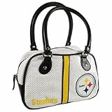 Pittsburgh Steelers NFL Bowler Bag Ladies Purse Leather Handbag