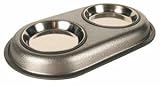 Eigenschaften Trixie  / 2 Edelstahlnäpfe mit Halter, 0,2 l / ø 13 cm